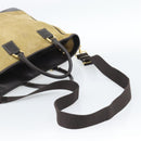 LOEWE Anagram Handtas Suède 2way Beige Goud Auth 183333-8