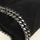 Stella MacCartney Chain Falabella Bag polyester 2way Black 512064 Auth 183338V-15