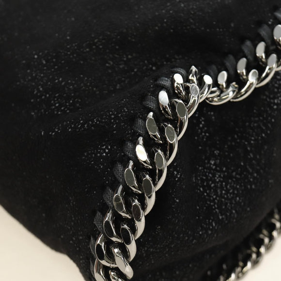 Stella MacCartney Chain Falabella Bag polyester 2way Black 512064 Auth 183338V