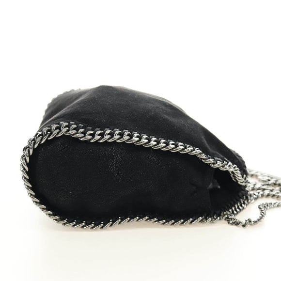 Stella MacCartney Chain Falabella Bag polyester 2way Black 512064 Auth 183338V
