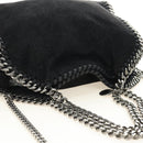 Stella MacCartney Chain Falabella Bag polyester 2way Black 512064 Auth 183338V-6