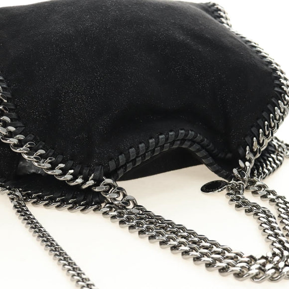 Stella MacCartney Chain Falabella Bag polyester 2way Black 512064 Auth 183338V