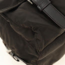 PRADA Backpack Nylon Khaki Silver Auth 183339V-19