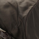 PRADA Backpack Nylon Khaki Silver Auth 183339V-21