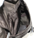 PRADA Backpack Nylon Khaki Silver Auth 183339V-27