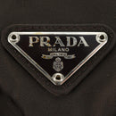 PRADA Backpack Nylon Khaki Silver Auth 183339V-28