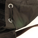 PRADA Backpack Nylon Khaki Silver Auth 183339V-29