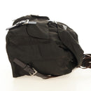 PRADA Backpack Nylon Khaki Silver Auth 183339V-4
