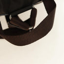PRADA Backpack Nylon Khaki Silver Auth 183339V-14