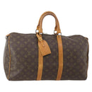LOUIS VUITTON Monogram Keepall 45 Boston Bag M41428 LV Auth 183343-1