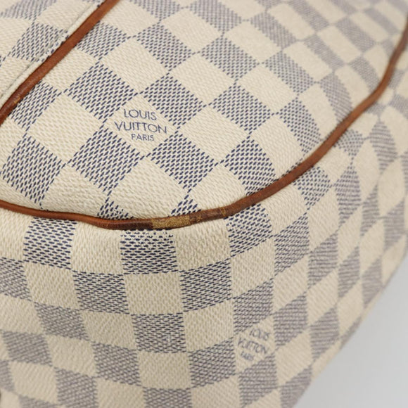 LOUIS VUITTON Damier Azur Galliera PM Shoulder Bag N55215 LV Auth 183344