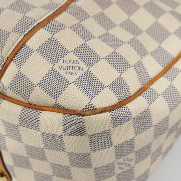 LOUIS VUITTON Damier Azur Galliera PM Shoulder Bag N55215 LV Auth 183344
