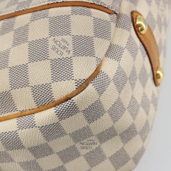 LOUIS VUITTON Damier Azur Galliera PM Shoulder Bag N55215 LV Auth 183344