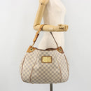 LOUIS VUITTON Damier Azur Galliera PM Shoulder Bag N55215 LV Auth 183344-23