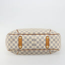 LOUIS VUITTON Damier Azur Galliera PM Shoulder Bag N55215 LV Auth 183344-5