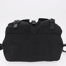 PRADA Backpack Nylon Black Silver Auth 183352A-5