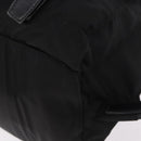 PRADA Backpack Nylon Black Silver Auth 183352A-19