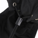 PRADA Backpack Nylon Black Silver Auth 183352A-27