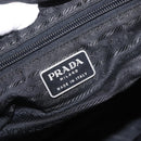 PRADA Backpack Nylon Black Silver Auth 183352A-28