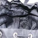 PRADA Backpack Nylon Black Silver Auth 183352A-30