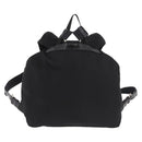 PRADA Backpack Nylon Black Silver Auth 183352A-2