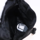 PRADA Backpack Nylon Black Silver Auth 183352A-33