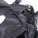 PRADA Backpack Nylon Black Silver Auth 183352A-9