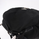 PRADA Backpack Nylon Black Silver Auth 183352A-6