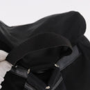 PRADA Backpack Nylon Black Silver Auth 183352A-7