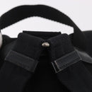 PRADA Backpack Nylon Black Silver Auth 183352A-15