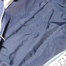 FENDI Zucchino Canvas Hand Bag Navy Silver Auth 183354A-11