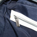 FENDI Zucchino Canvas Hand Bag Navy Silver Auth 183354A-22