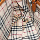 BURBERRY Tote Bag Leather Brown Gold Auth 183355-19