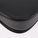 GUCCI Bamboo Hand Bag Leather Black Gold Auth 183361V-12