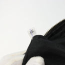 PRADA Hand Bag Leather Black Silver Auth 183362V-11