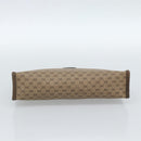 GUCCI Micro GG Supreme Clutch Bag PVC Beige Gold 67 039 5466 Auth 183376-7