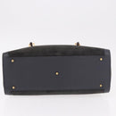 GUCCI Bamboo Tote Bag Suede Black Gold 002 2853 0260 0 Auth 183378-6
