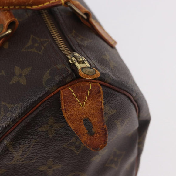 LOUIS VUITTON Monogram Speedy 25 Hand Bag M41528 LV Auth 183379