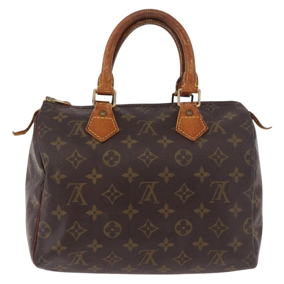 LOUIS VUITTON Monogram Speedy 25 Hand Bag M41528 LV Auth 183379