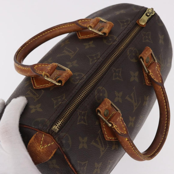 LOUIS VUITTON Monogram Speedy 25 Hand Bag M41528 LV Auth 183379