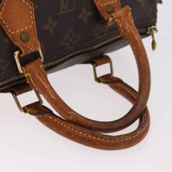 LOUIS VUITTON Monogram Speedy 25 Hand Bag M41528 LV Auth 183379
