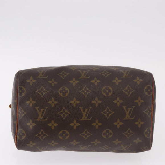 LOUIS VUITTON Monogram Speedy 25 Hand Bag M41528 LV Auth 183379