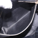 Christian Dior Lady Dior Handtasche Leder 2-Wege Schwarz Gold Auth 183380-27