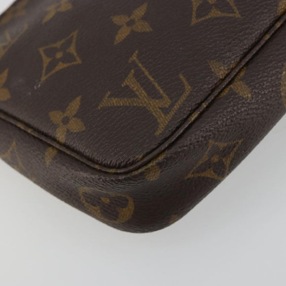 LOUIS VUITTON Monogram Pochette Accessoires Accessory Pouch M51980 Auth 183383