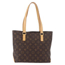 LOUIS VUITTON Monogram Cabas Piano Tote Bag M51148 LV Auth 183384V-13