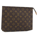 LOUIS VUITTON Monogram Poche Toilette 26 Pouch M47542 LV Auth 183385-1