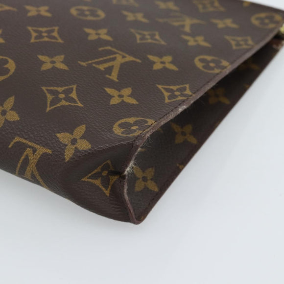 LOUIS VUITTON Monogram Poche Toilette 26 Pouch M47542 LV Auth 183385