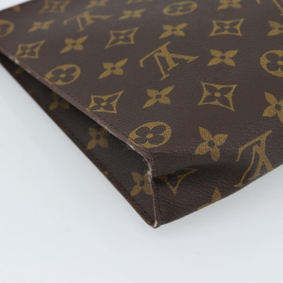 LOUIS VUITTON Monogram Poche Toilette 26 Pouch M47542 LV Auth 183385