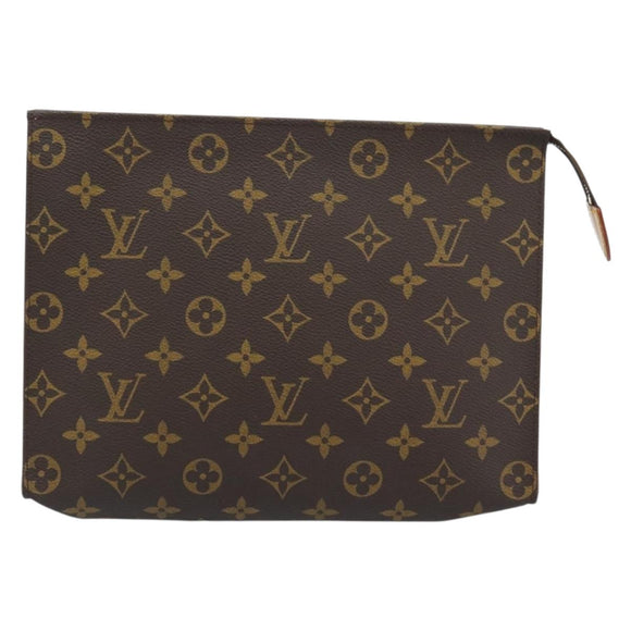 LOUIS VUITTON Monogram Poche Toilette 26 Pouch M47542 LV Auth 183385