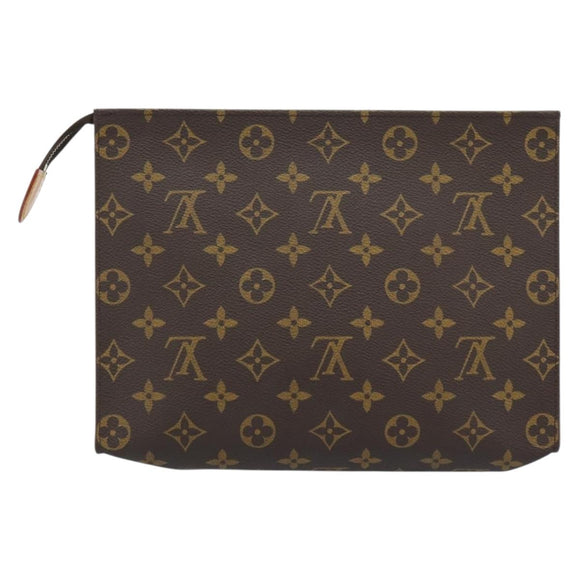 LOUIS VUITTON Monogram Poche Toilette 26 Pouch M47542 LV Auth 183385